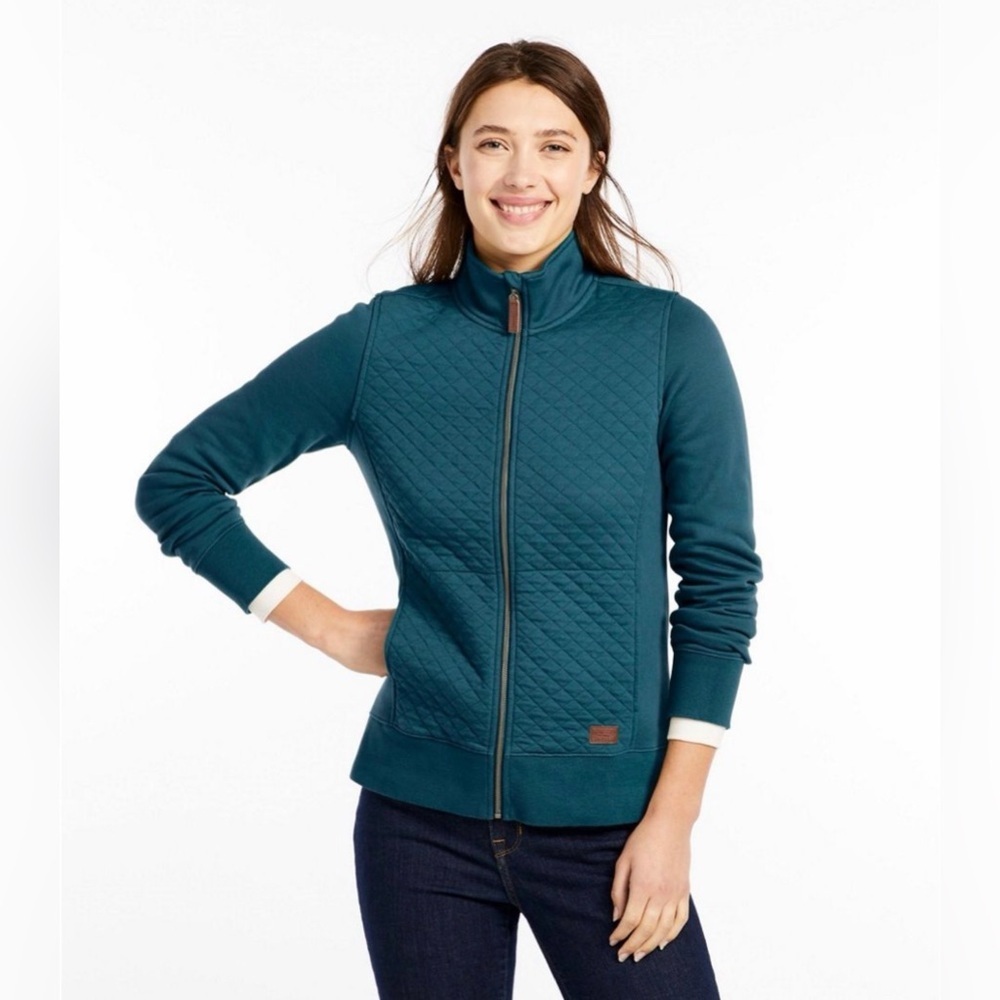 L.L. Bean - Quilted Full-Zip Sweatshirt